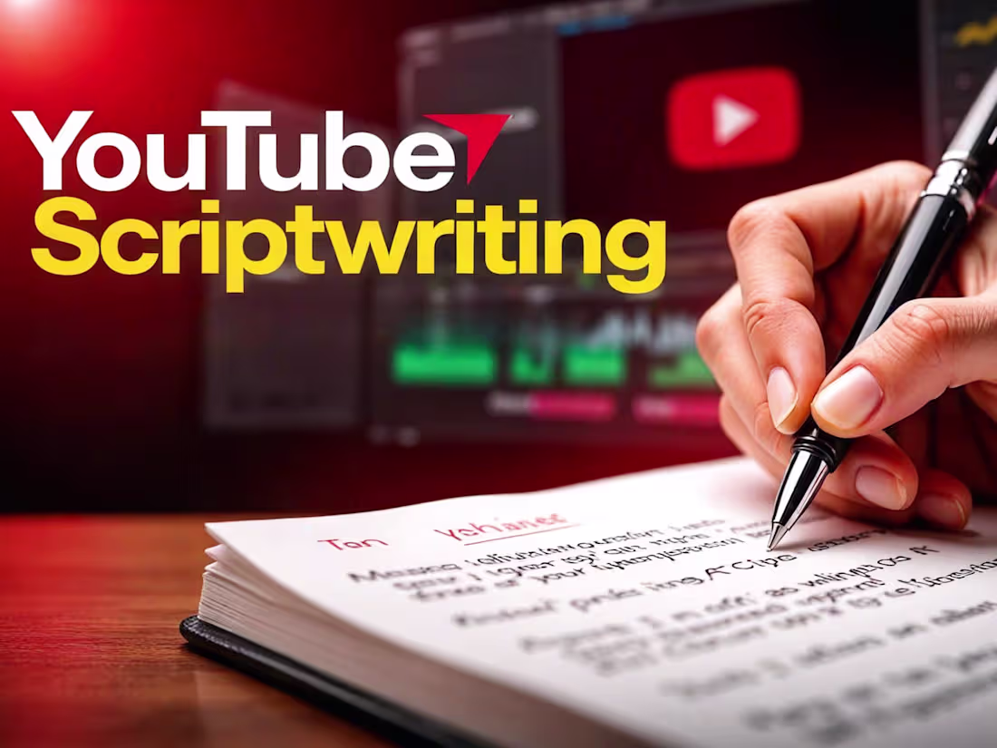 Cover image for Video scriptwriting for YouTube and social media