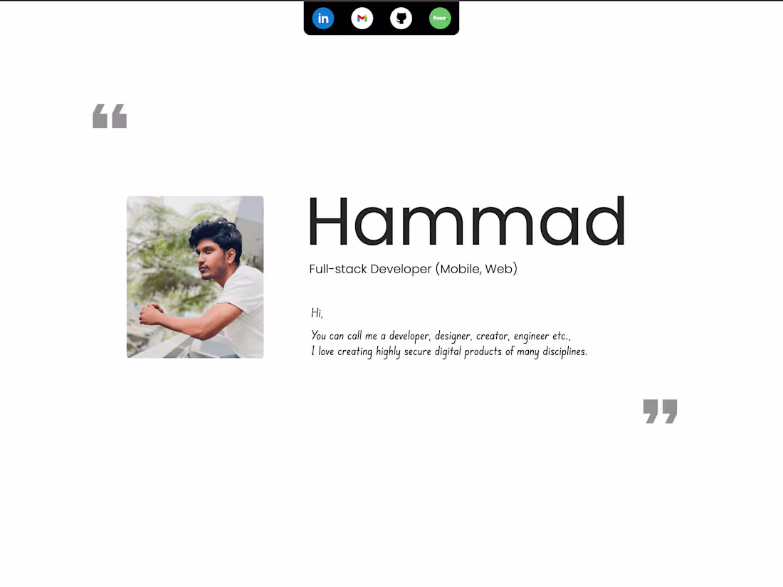 Cover image for Personal Portfolio