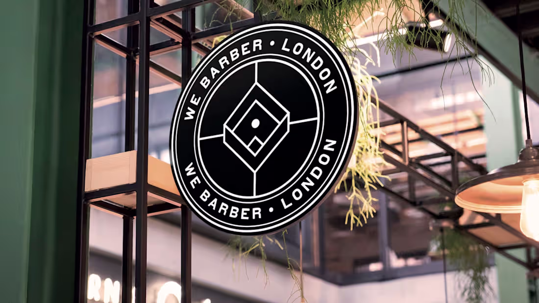 Cover image for WE BARBER - Logo & brand identity