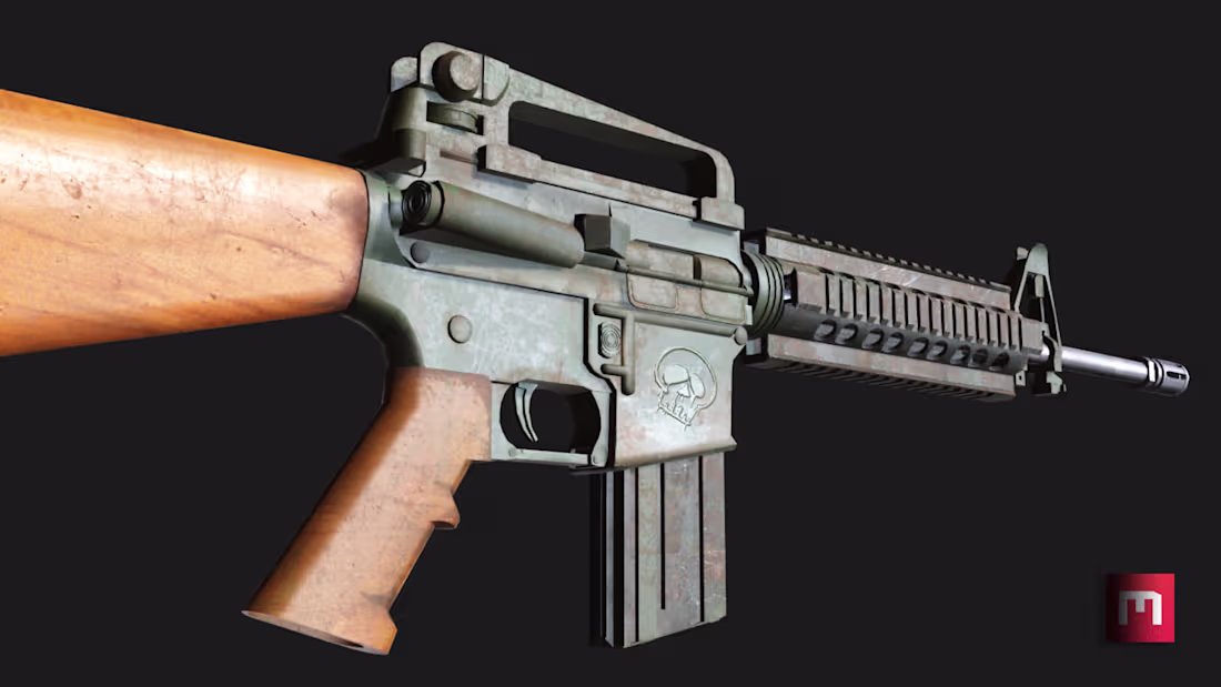 Cover image for 3D Model of M16 A2