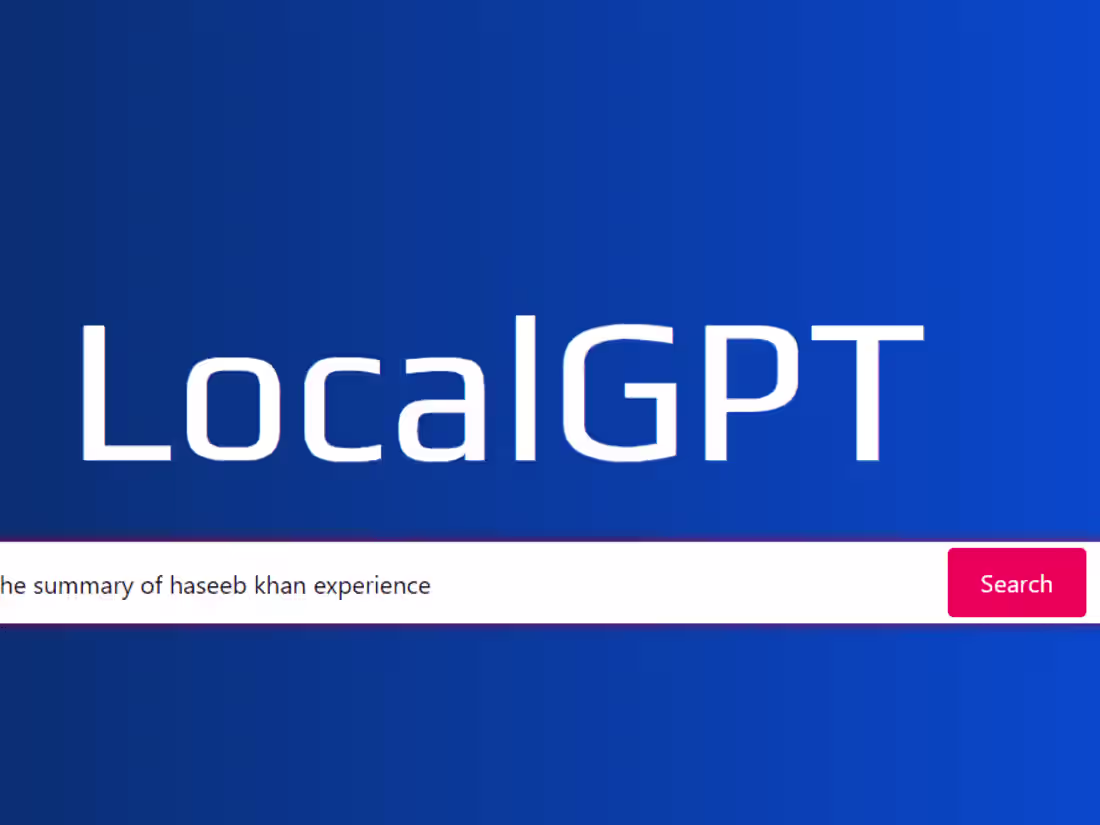 Cover image for Chat With Local Data Files