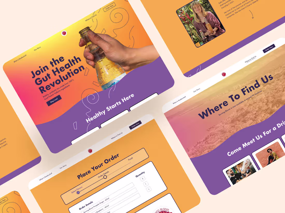 Cover image for Burning Bloom Kombucha