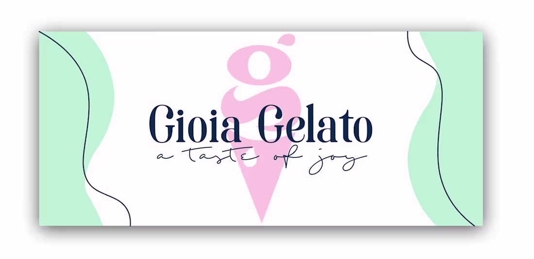 Cover image for DESIGN // Gioia Gelato: a local ice cream parlor