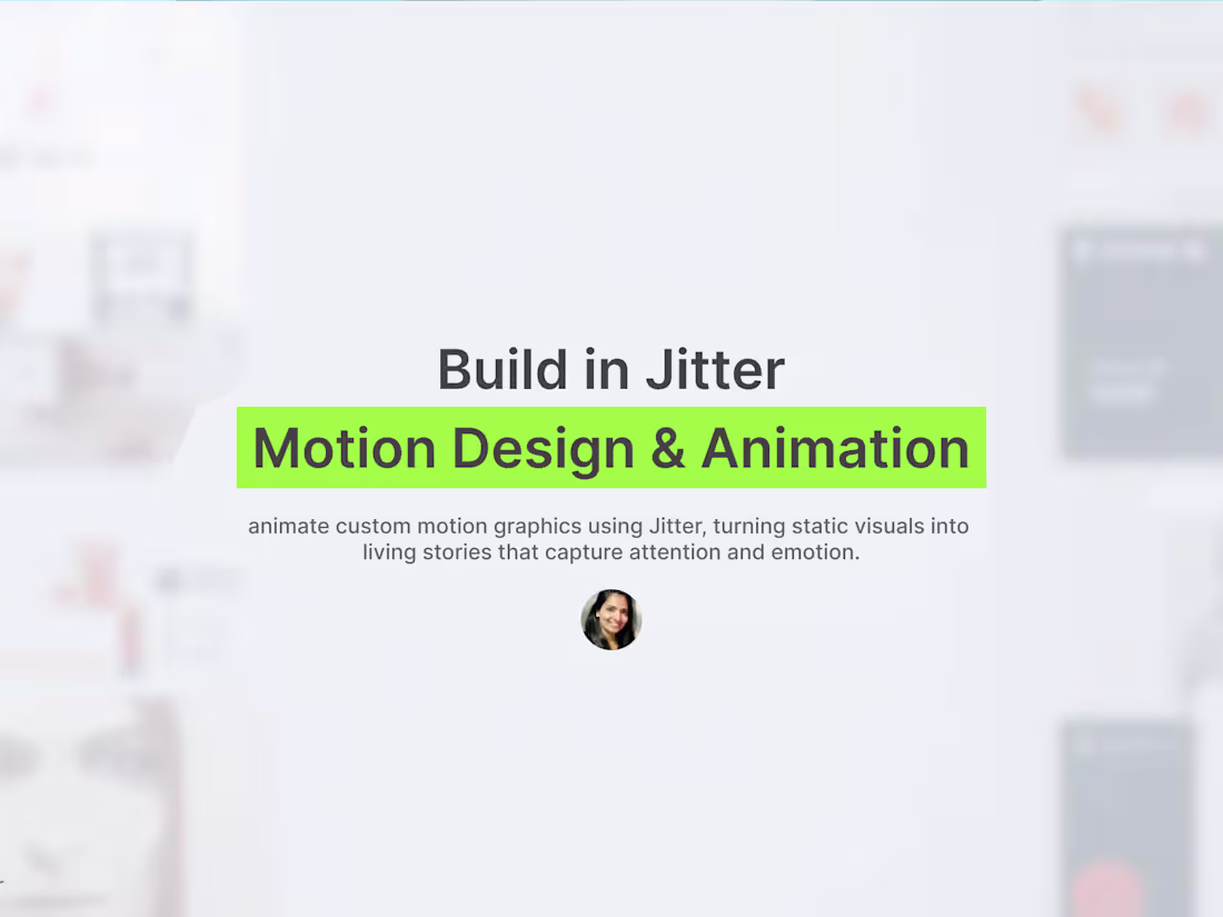 Cover image for Jitter || Motion Design & Animation