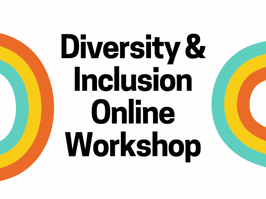 Cover image for Diversity & Inclusion Online Workshop
