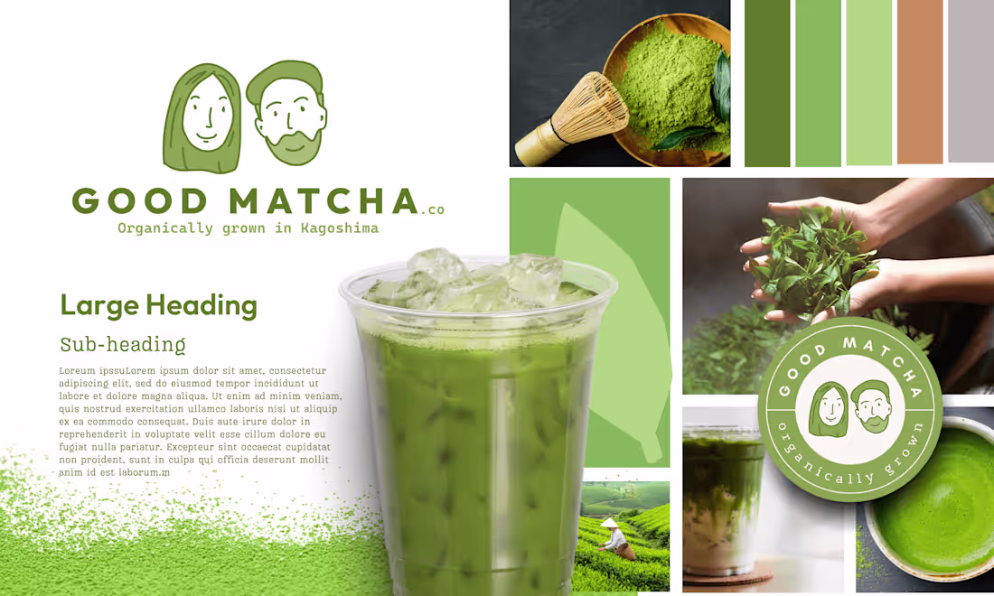 Cover image for Good Matcha Branding Design