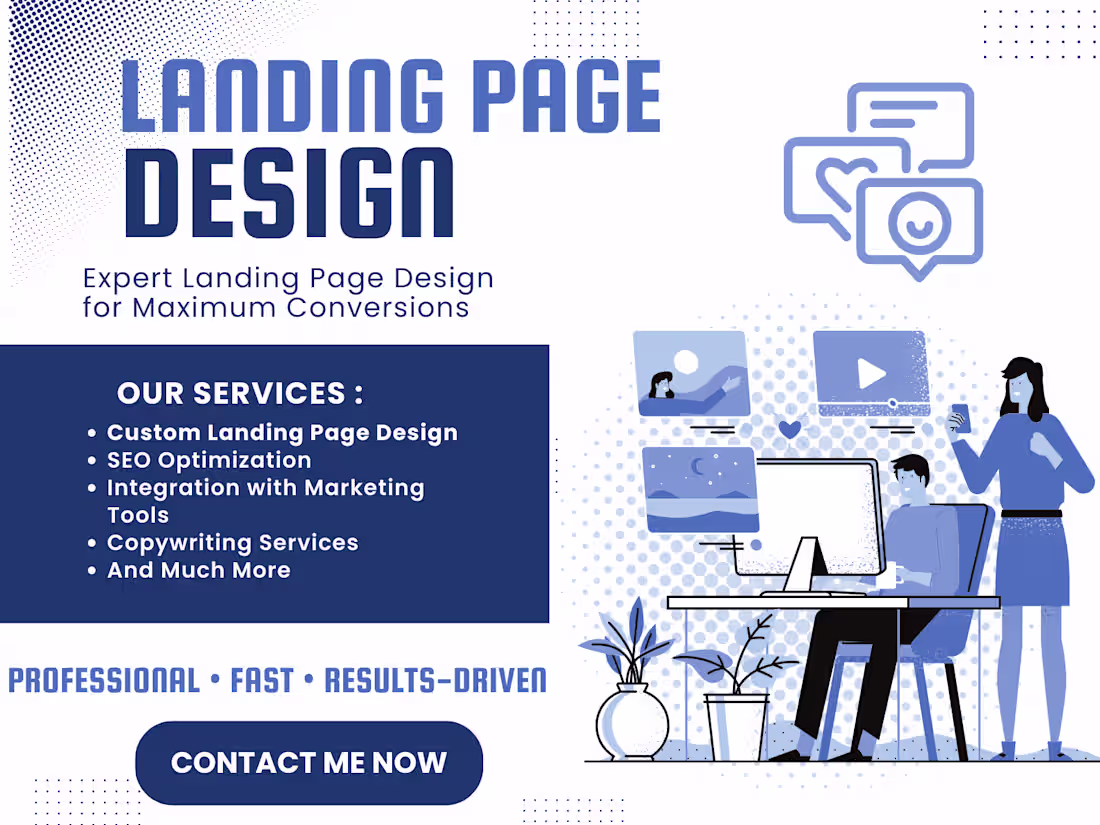 Cover image for I will build a responsive sales funnel landing page design 