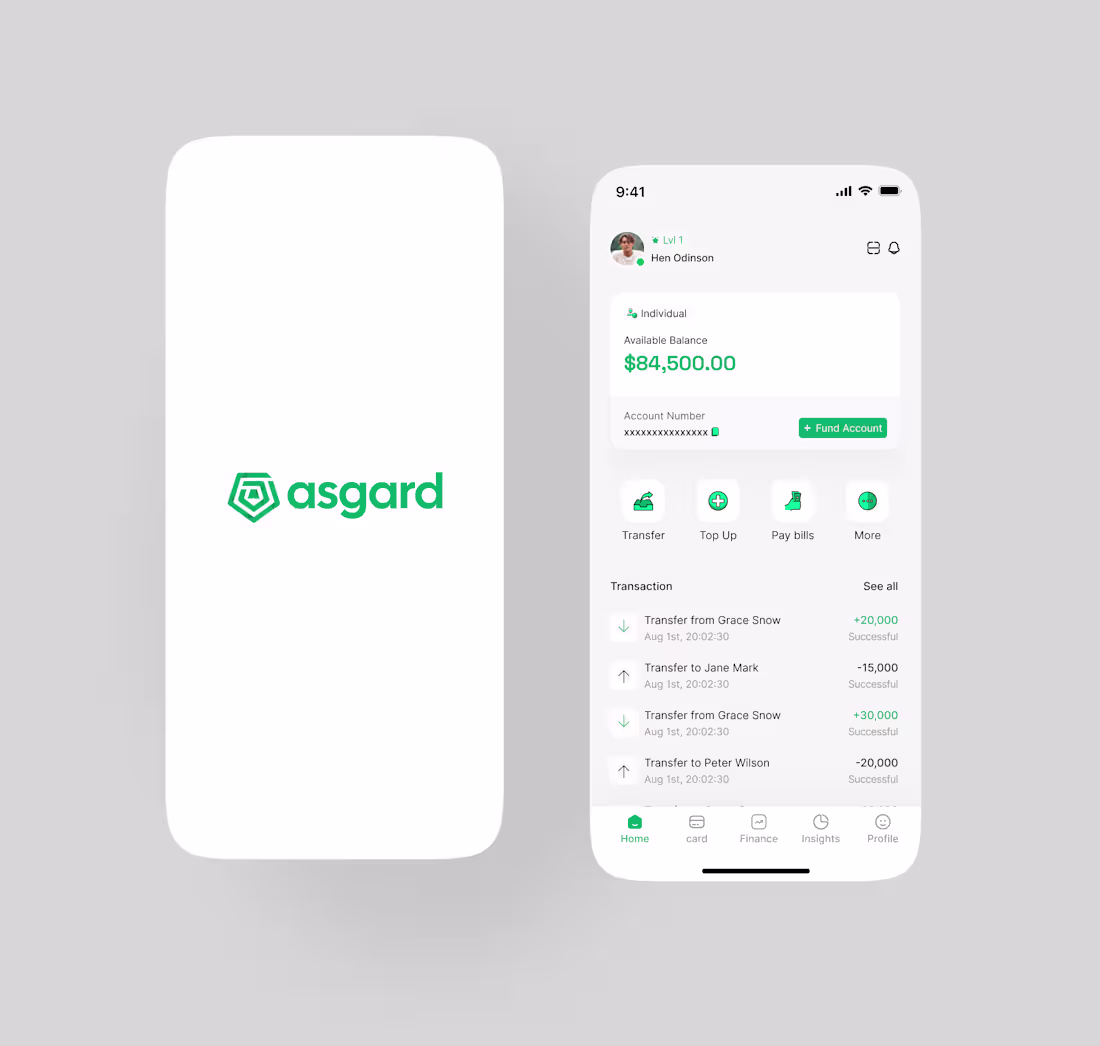 Cover image for ASGARD Financial Services App