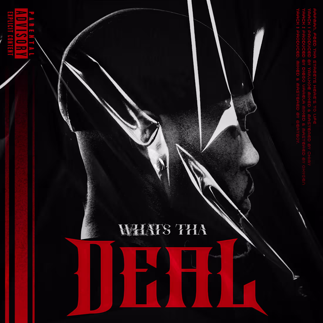 Cover image for Whats Tha Deal Album art & branding (2025)