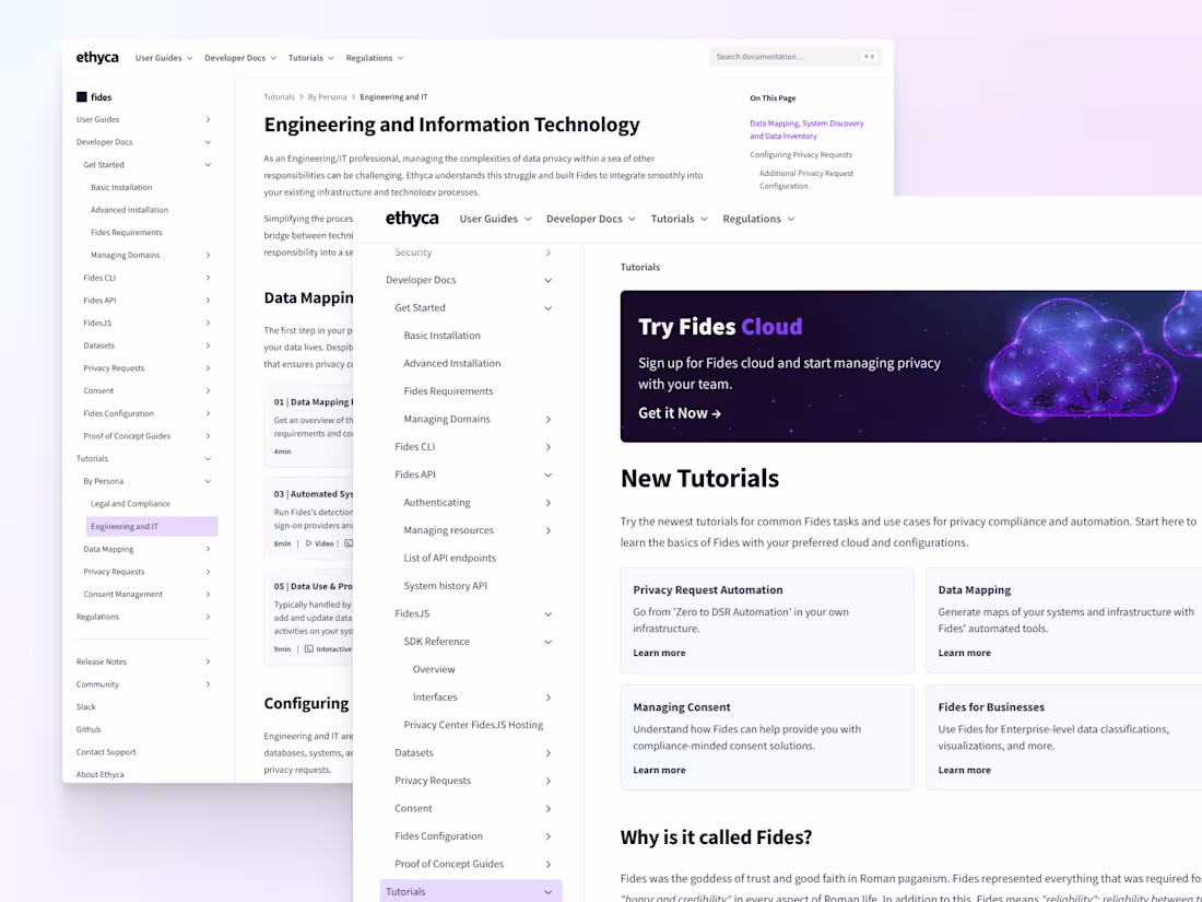 Cover image for Fides Documentation Website