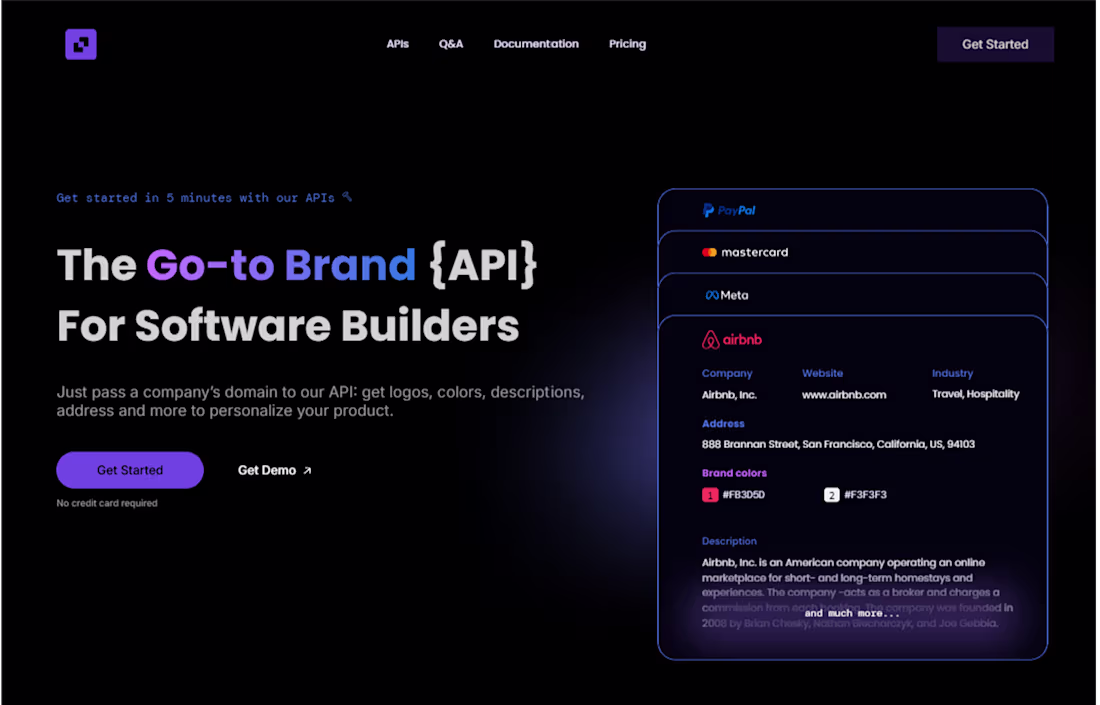 Cover image for Landing page https://brandlyapi.framer.website/