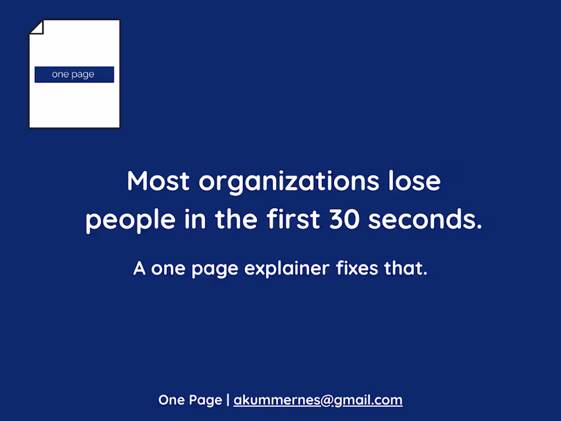 Cover image for One Page: Sample Social Graphic