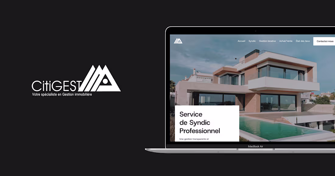 Cover image for Citigest - Gestion Locative: Branding & Web Design