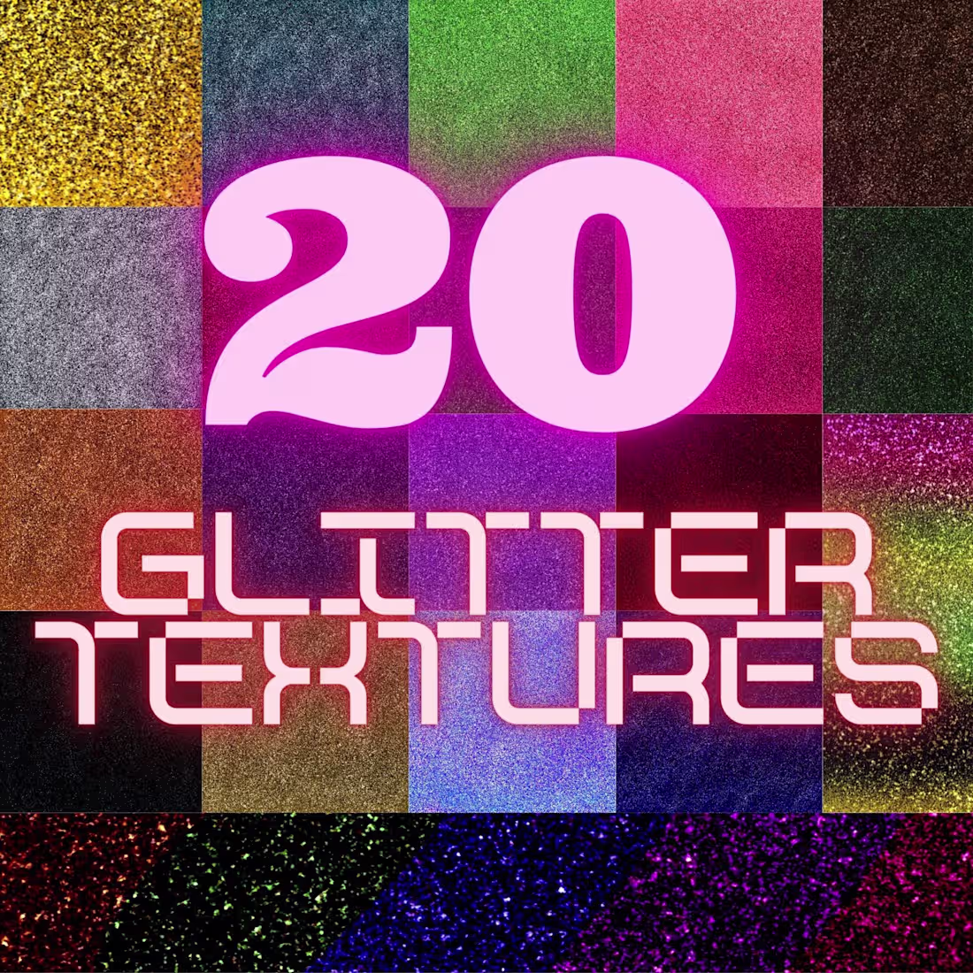 Cover image for 20 Glitter Textures 2 — Holistic Fox Studio