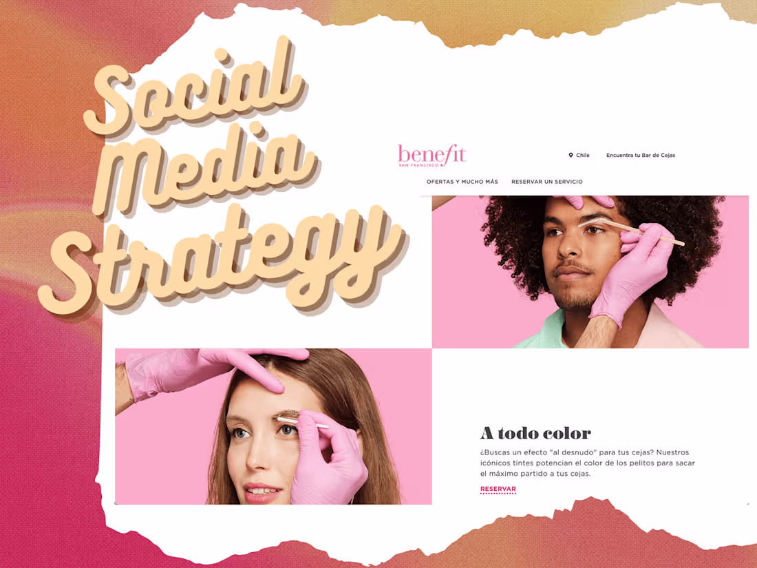 Cover image for Benefit Cosmetics Social Media Strategy