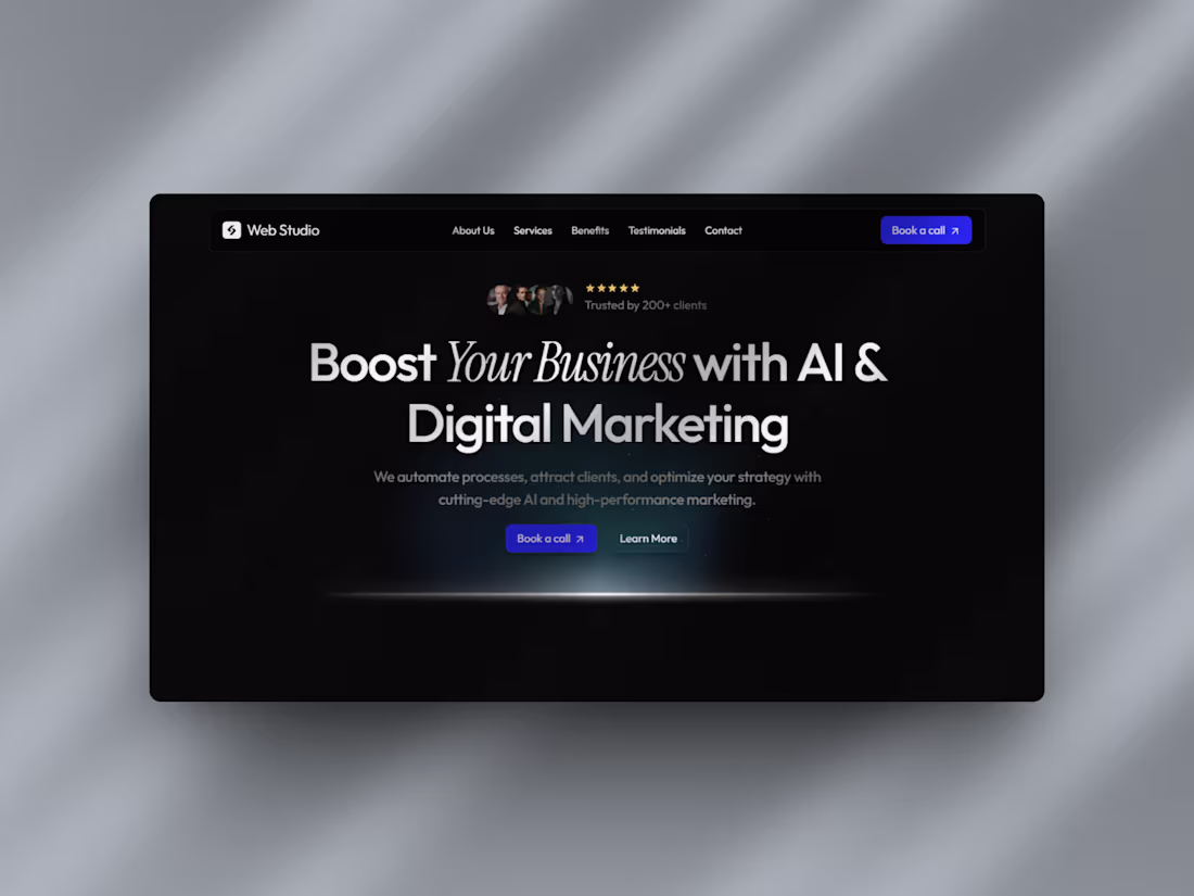 Cover image for Web Studio — Agency & Studio Template