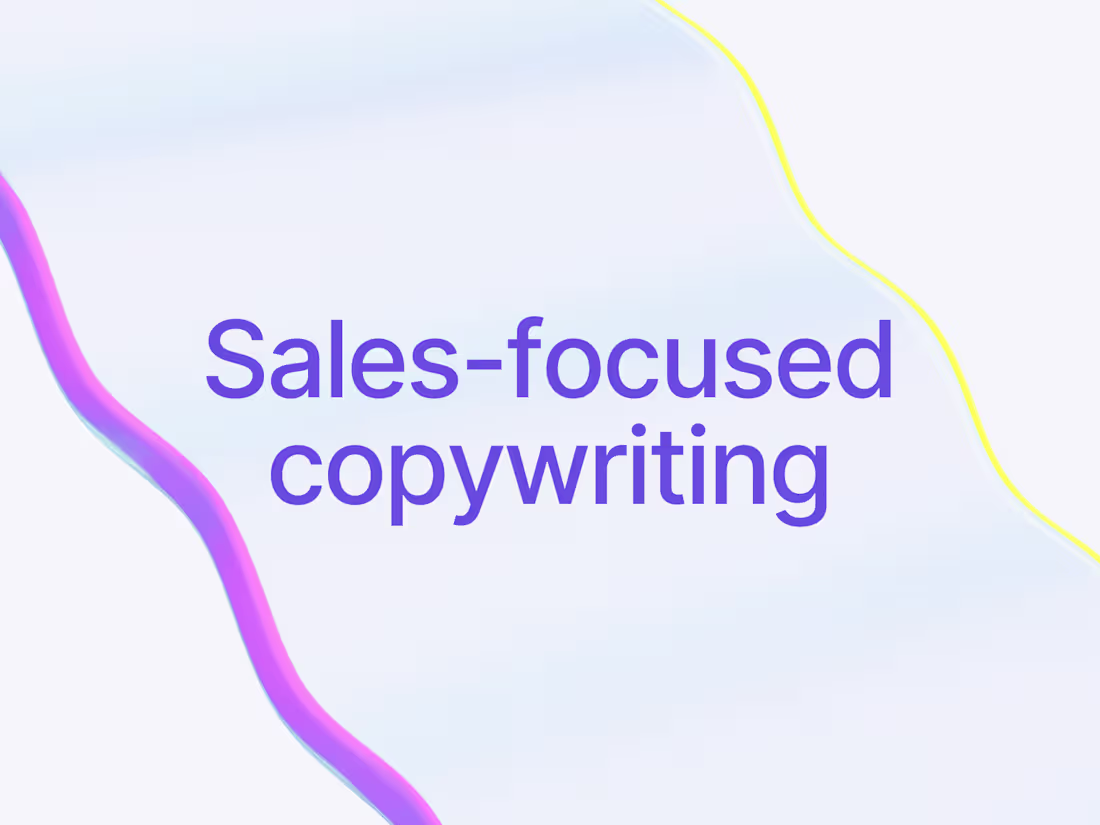 Cover image for Sales-Driven Copywriting with Proprietary Methodology