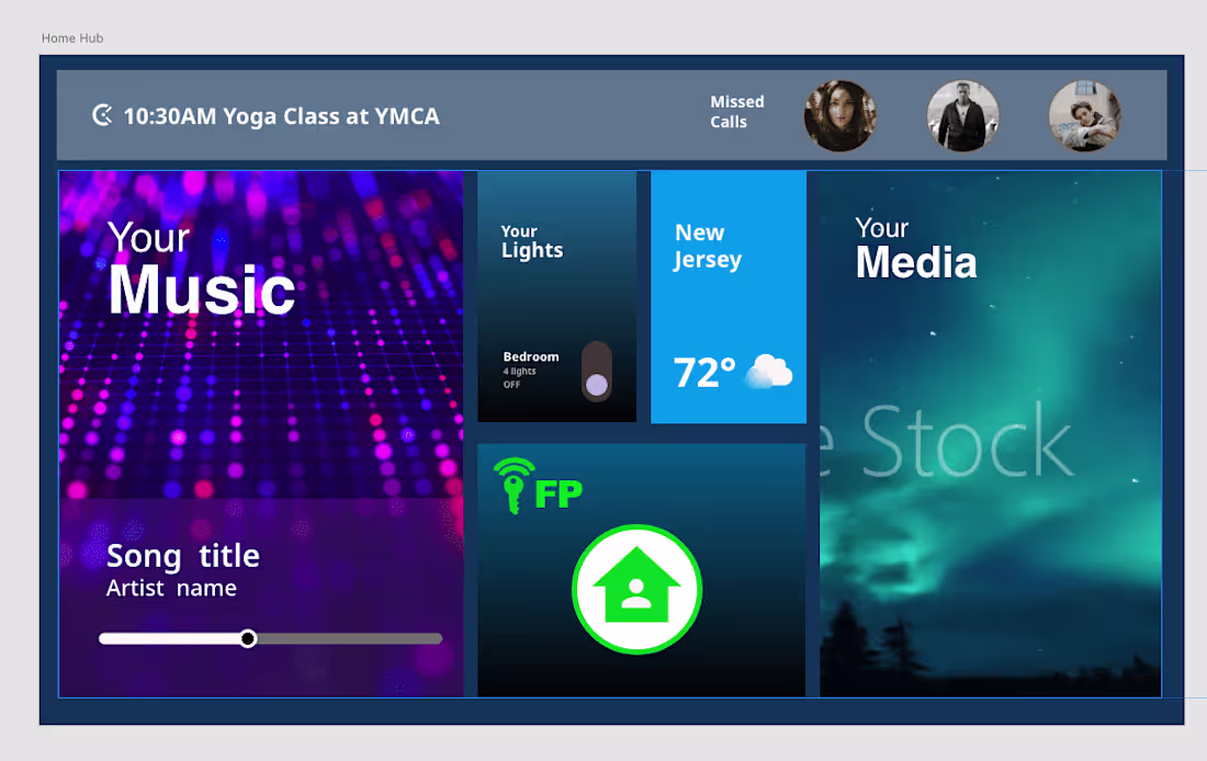 Cover image for Smart home monitor UI design