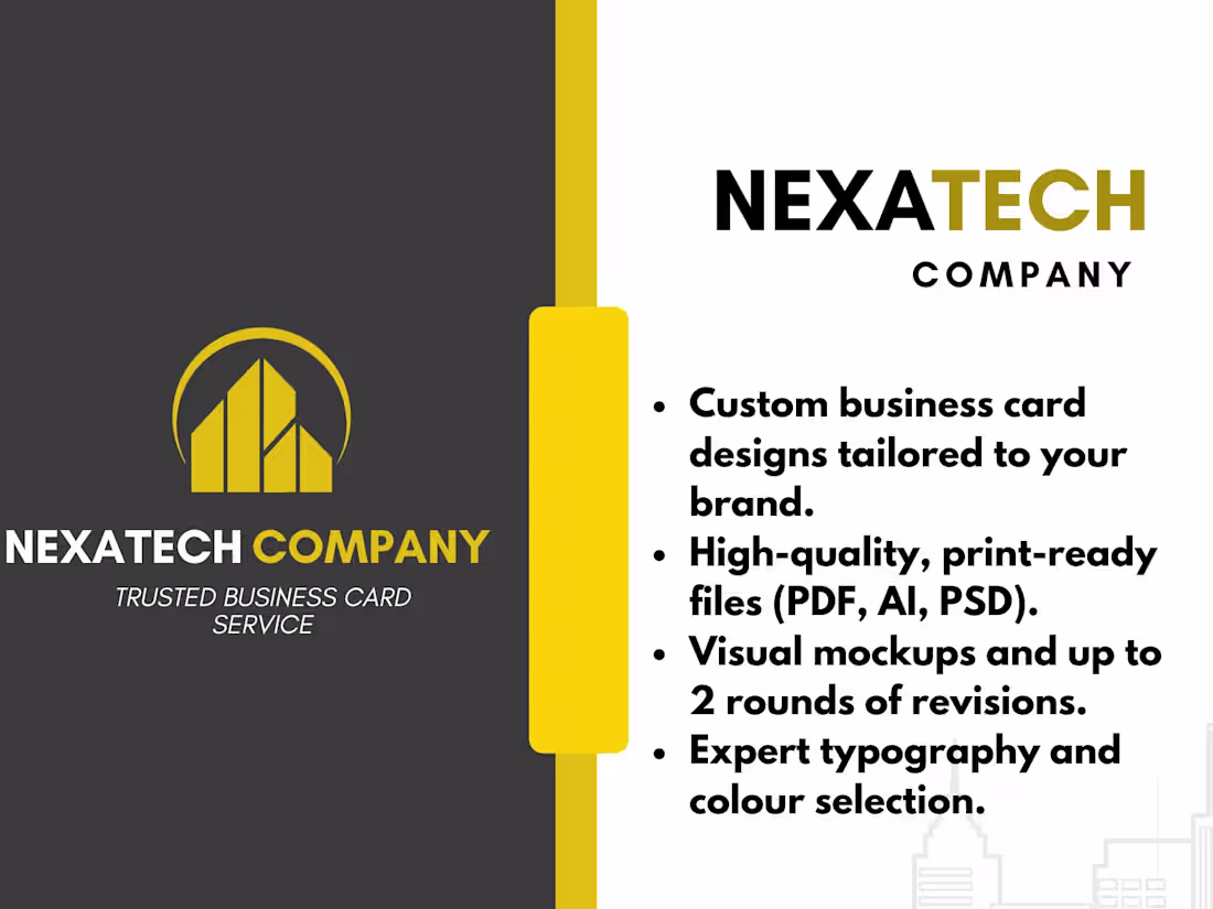 Cover image for i will design a stunning and a professional business card design