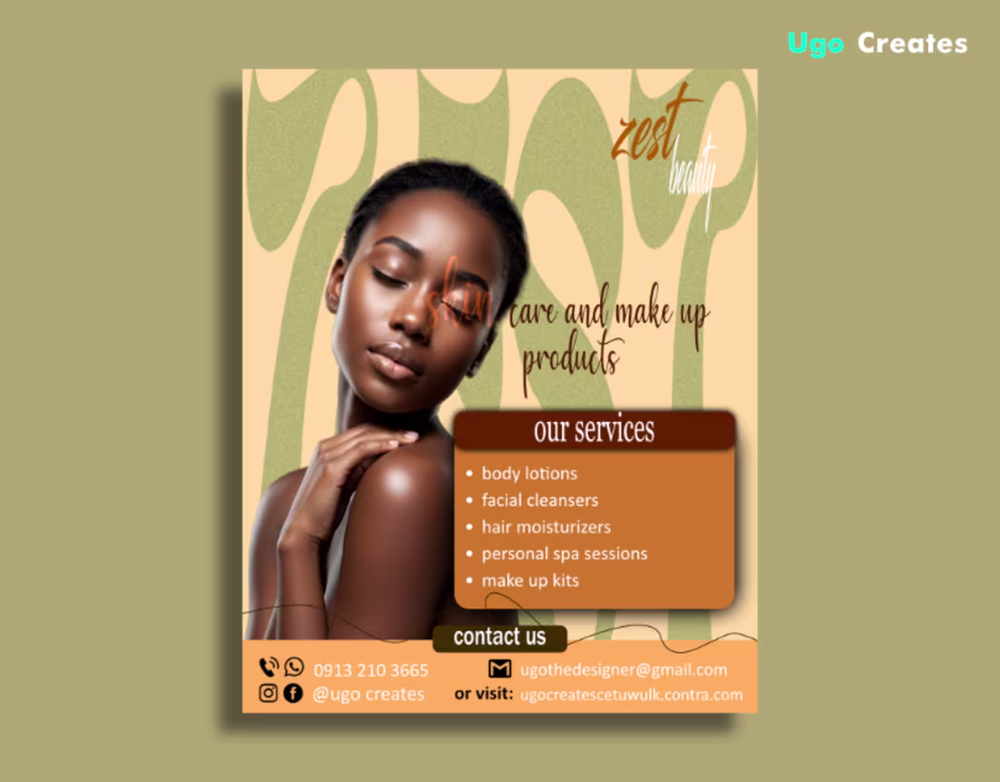 Cover image for Social Media Design For Zest Beauty
