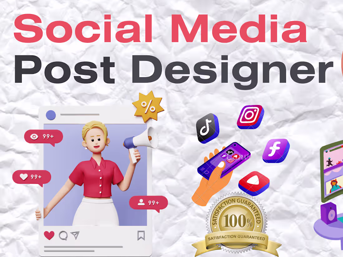 Cover image for I will design social media marketing graphics