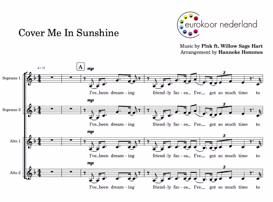 Cover image for Choir arrangements