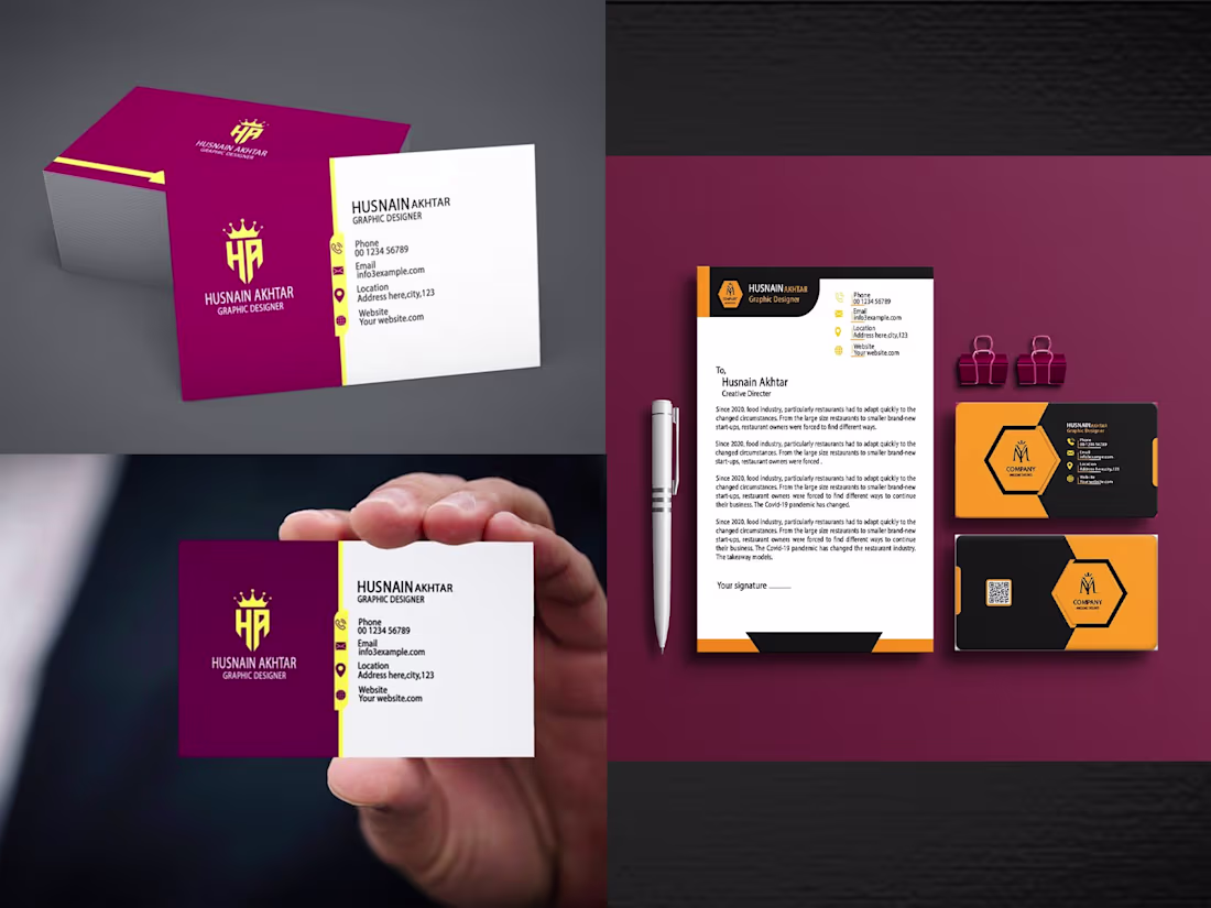 Cover image for UNIQUE BUSINESS CARD DESIGN