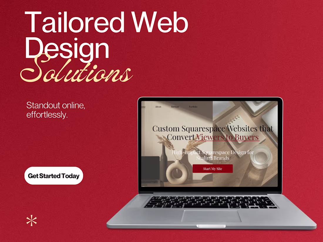 Cover image for Essential Squarespace Website Build - Launch in 7 Days