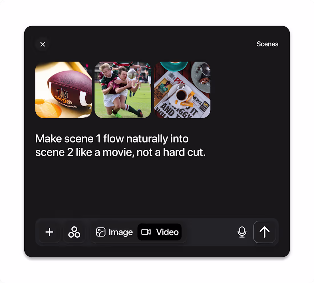 Cover image for From idea to movie ready transitions in seconds. AI powered ...
