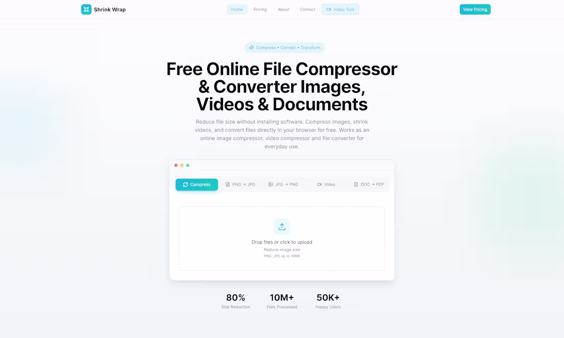 Cover image for I just launched ShrinkWrap on