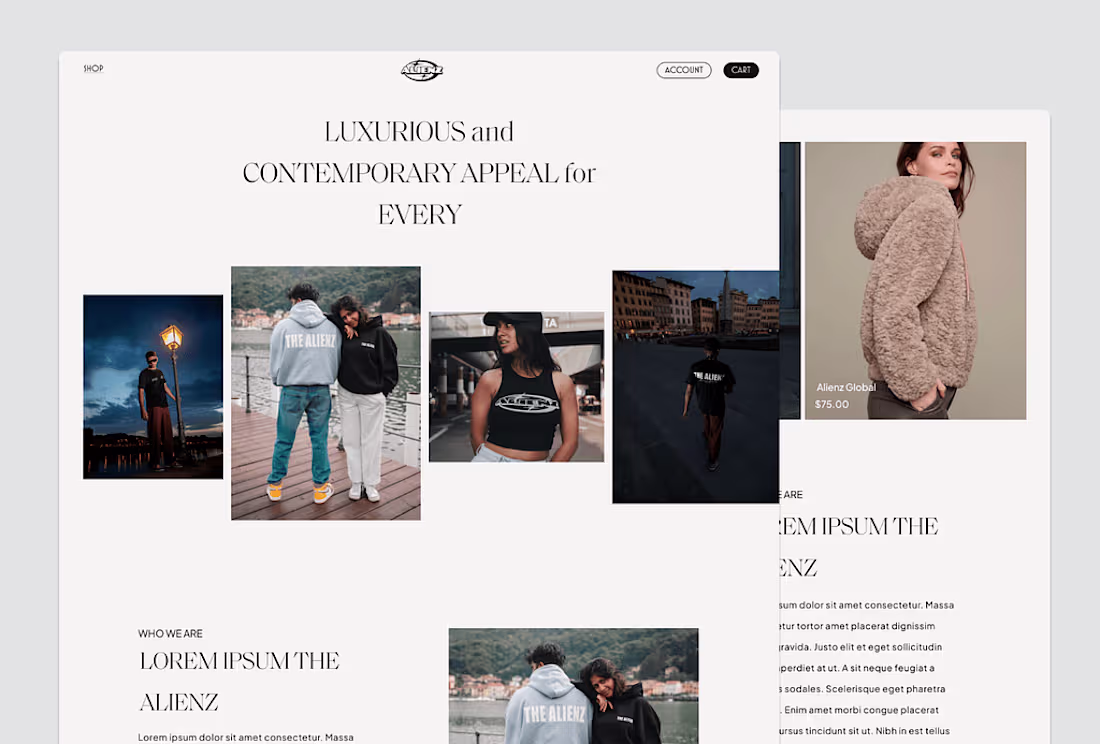Cover image for User-Centered Website for a Street Style Clothing Brand Using Fi