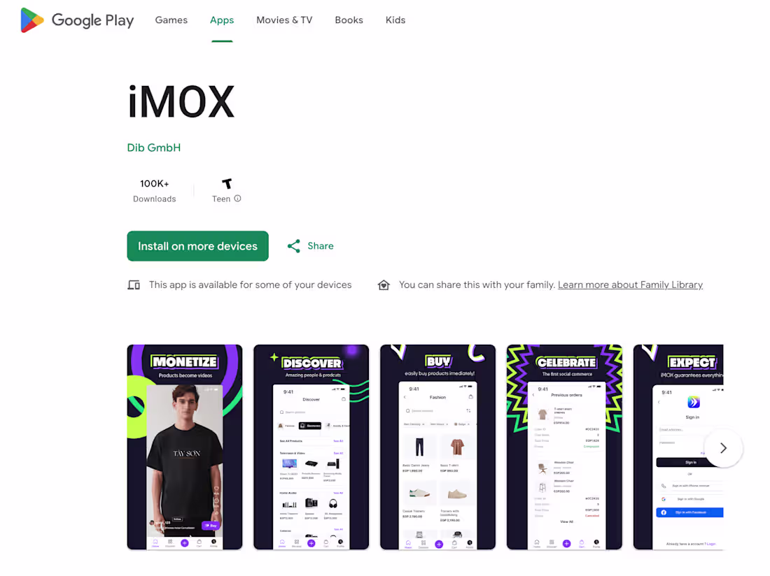 Cover image for iMOX: Where Social Media Meets E-Commerce