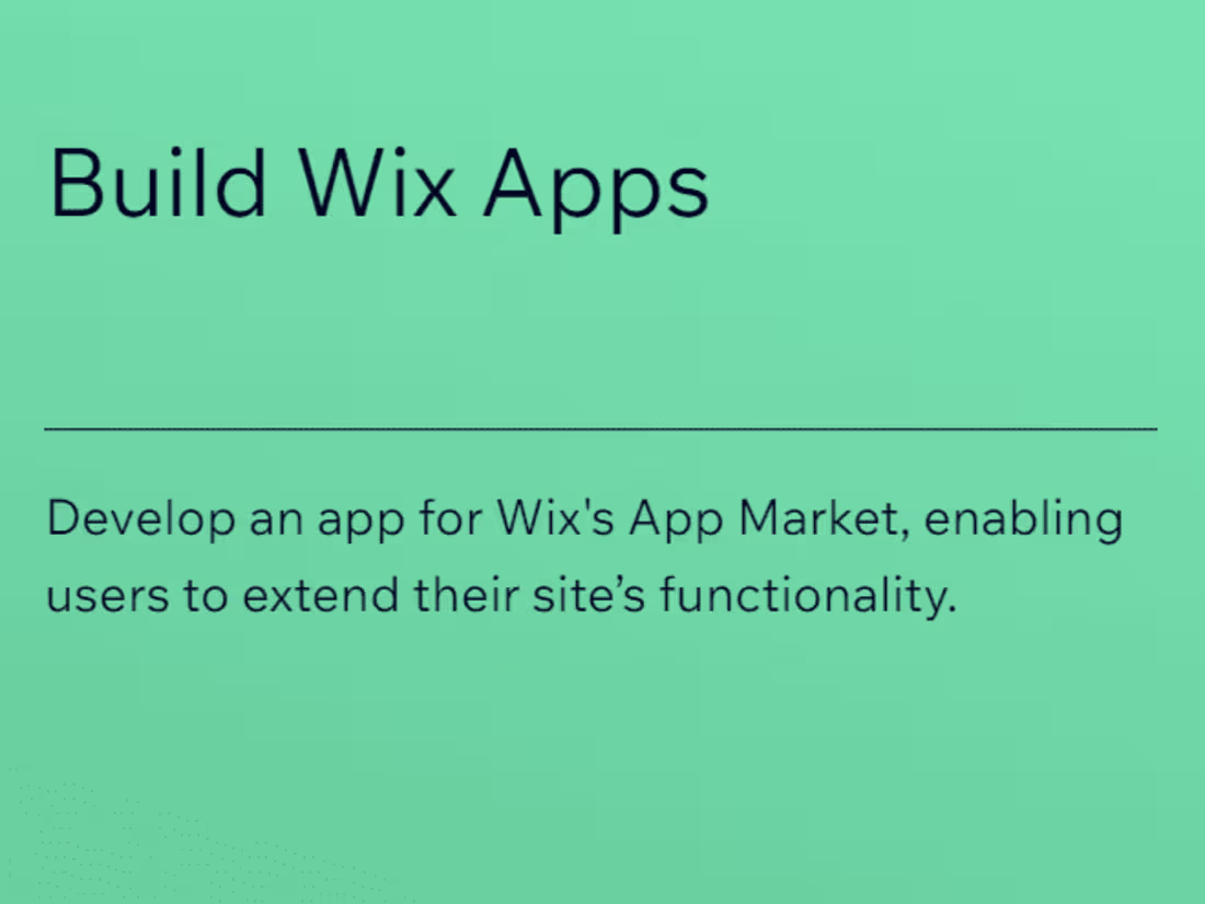 Cover image for Wix App Development and Integration
