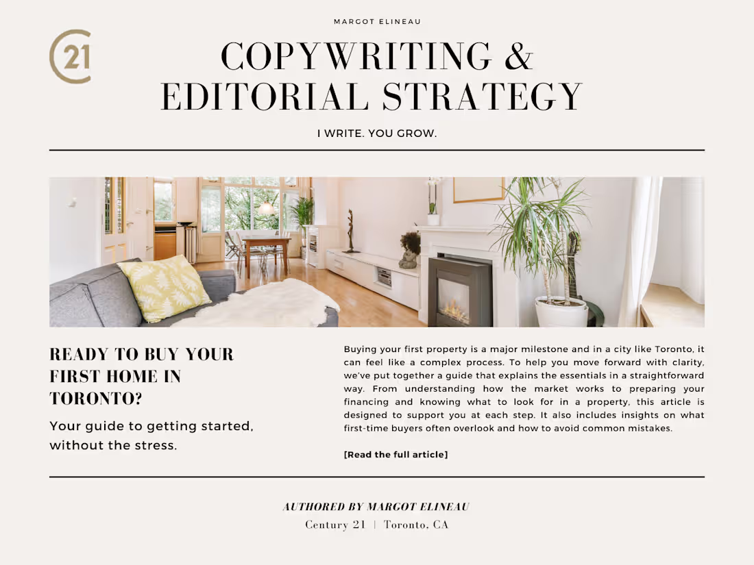 Cover image for Copywriting & Website Project