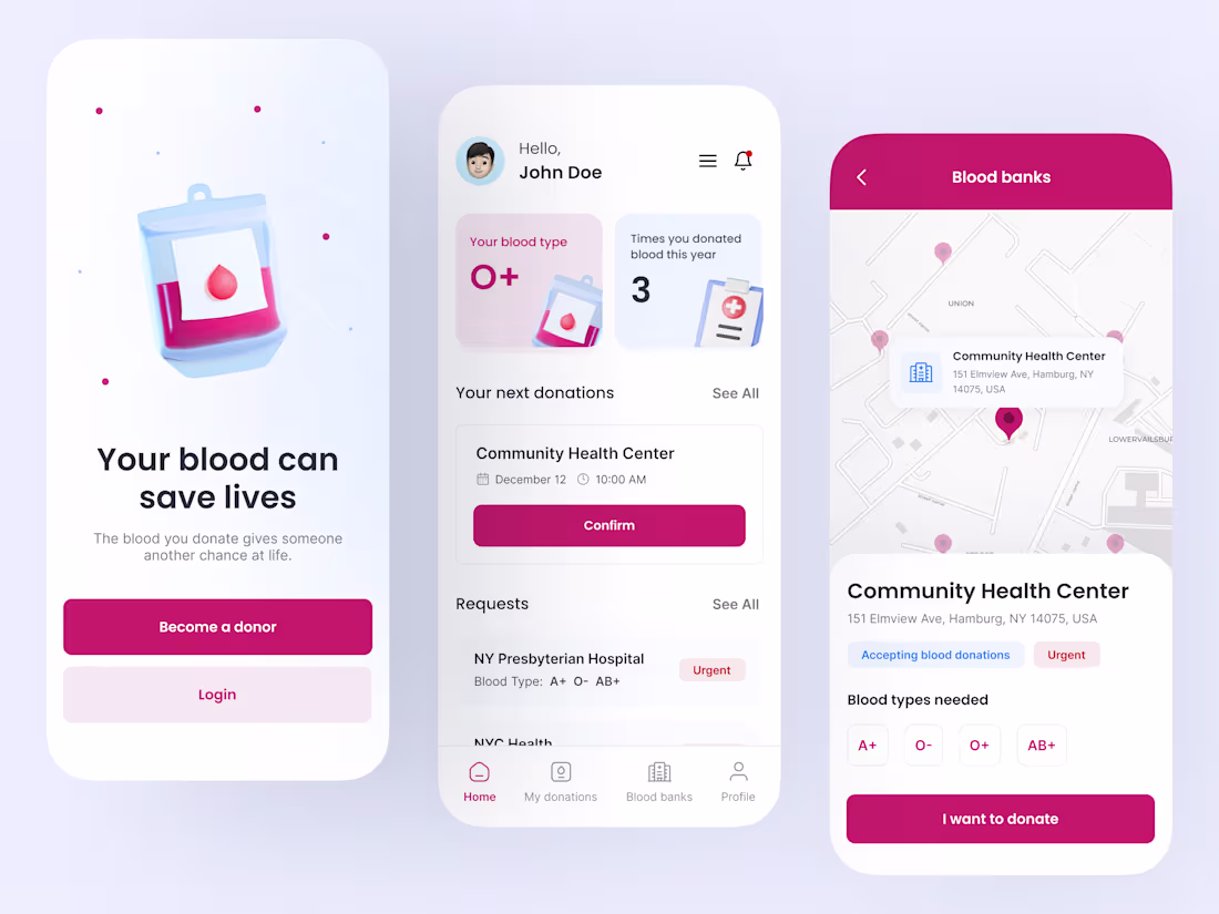 Cover image for Blood Donor App