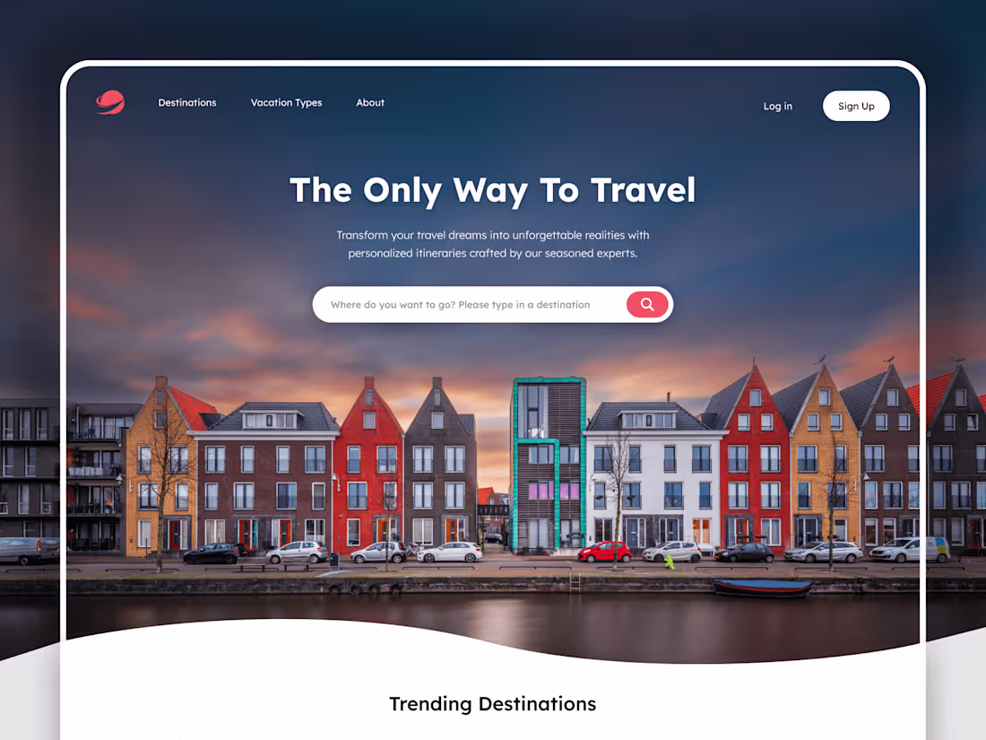 Cover image for TripTrends Framer Website Design