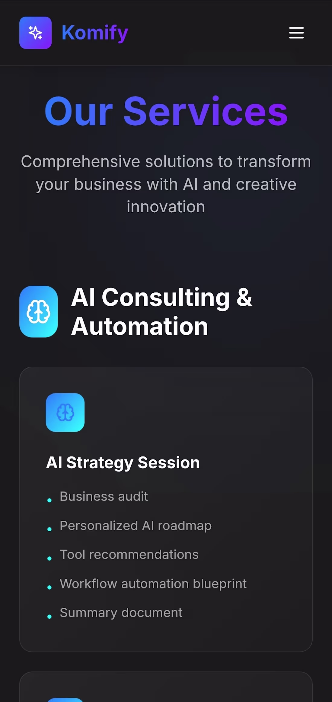 Cover image for My service website created with strategic vibe coding expert...