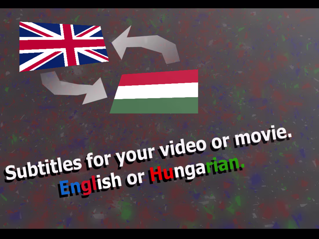 Cover image for Subtitles for your videos, translation and localization (EN-HU)