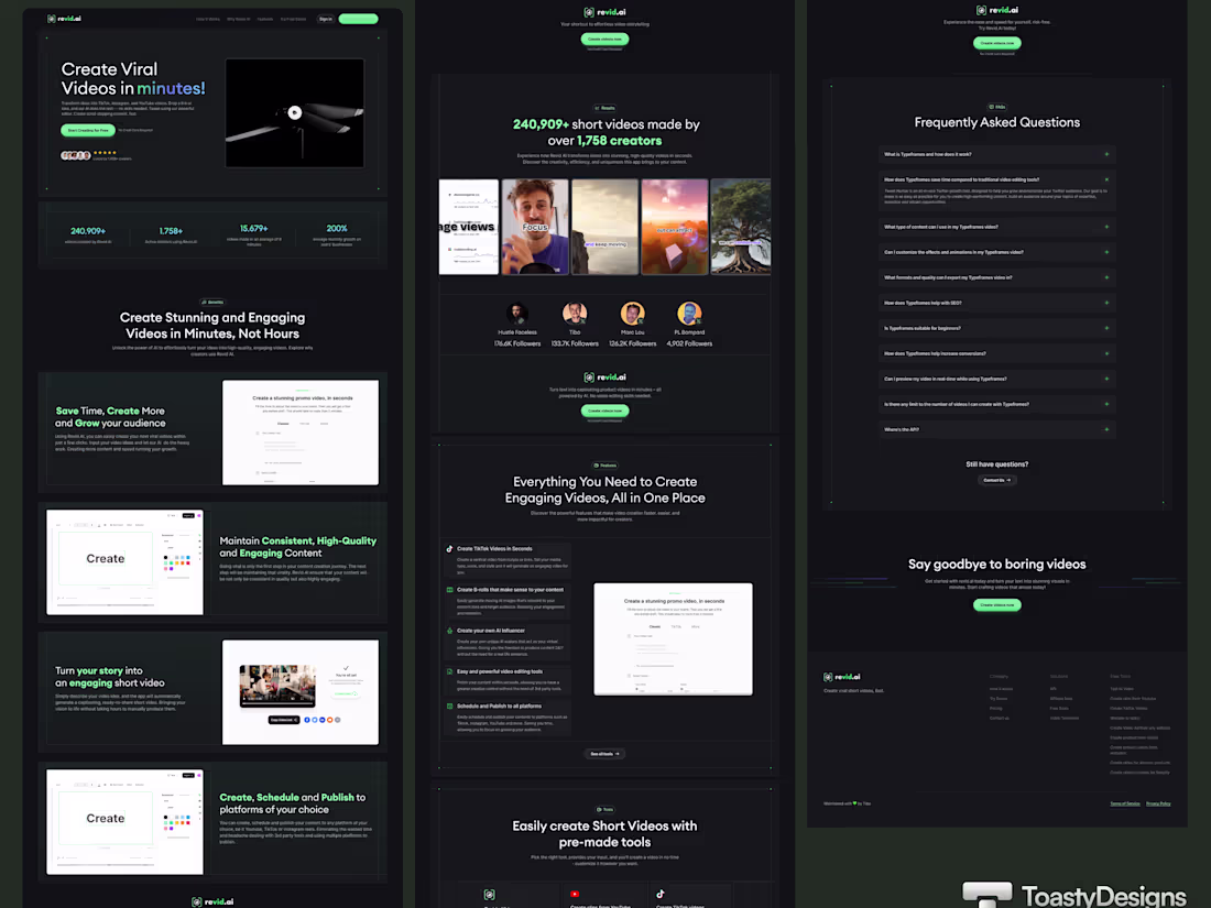 Cover image for Landing page design & development for serious start-up founders