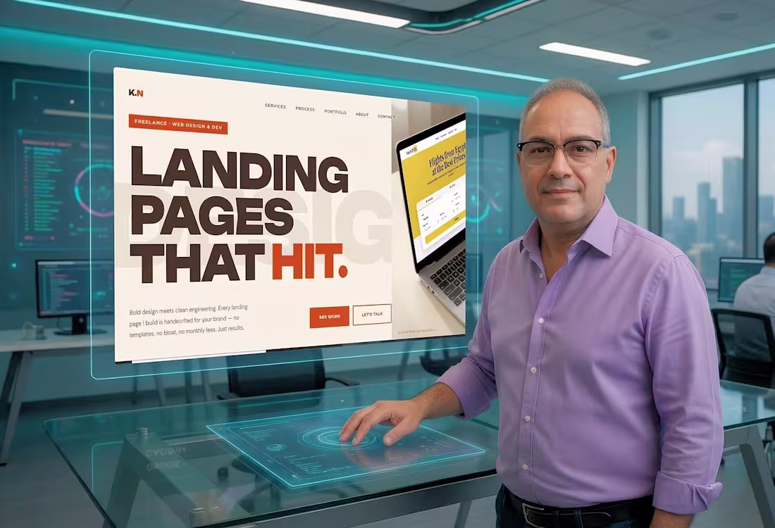 Cover image for Personal landing page
Personal portfolio landing