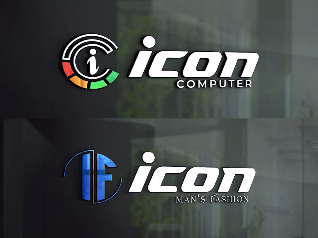 Cover image for Logo Design for Icon Computer & Icon Fashion