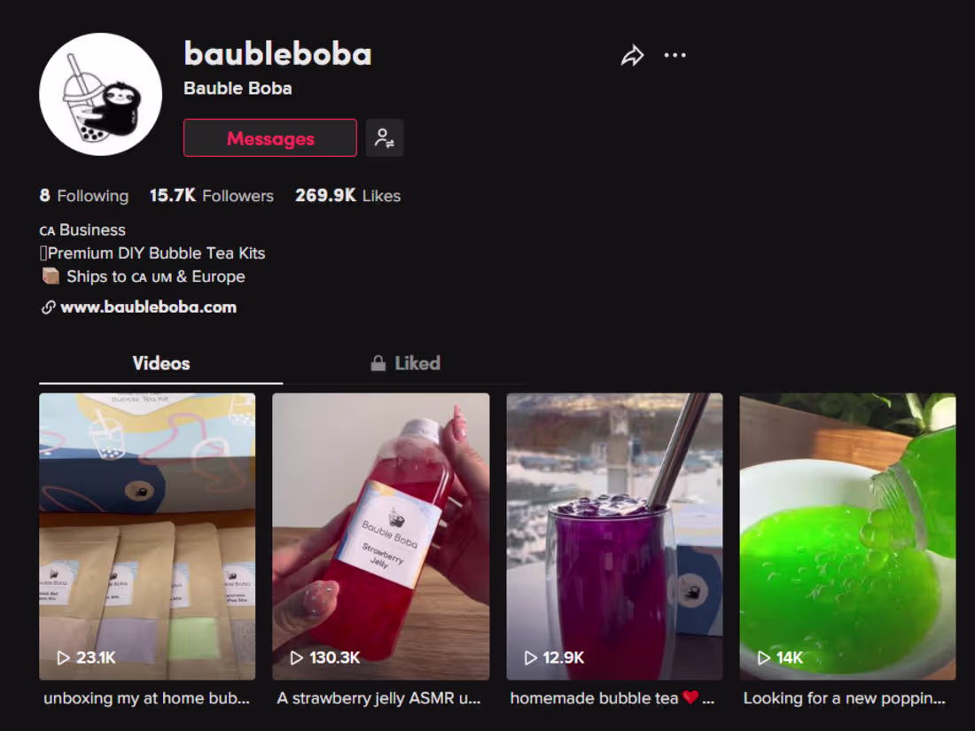 Cover image for Bubble Tea Content Creator