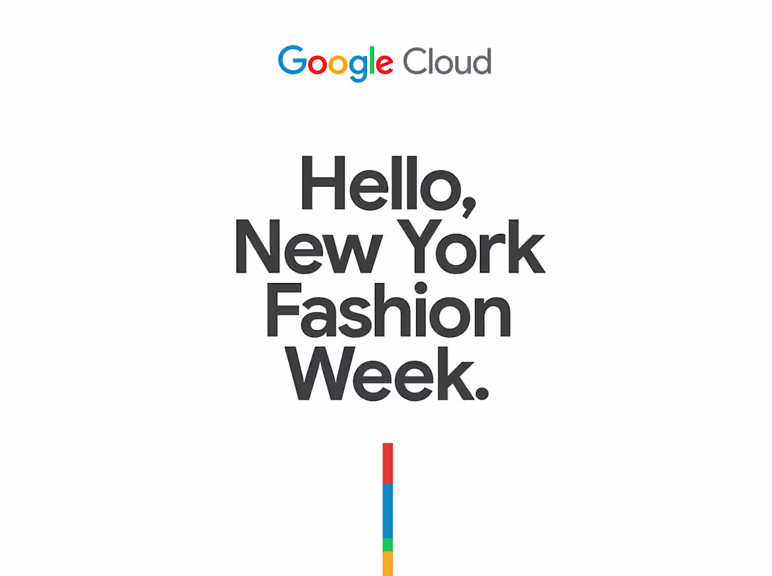Cover image for Google Cloud's NYFW Activation