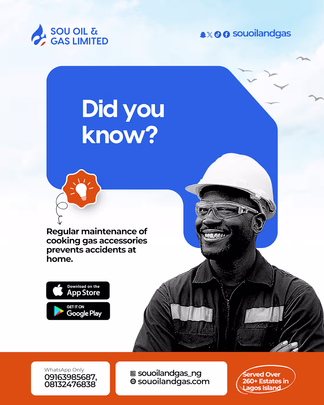 Cover image for Rolled out a new set of social media designs for SOU Oil and...