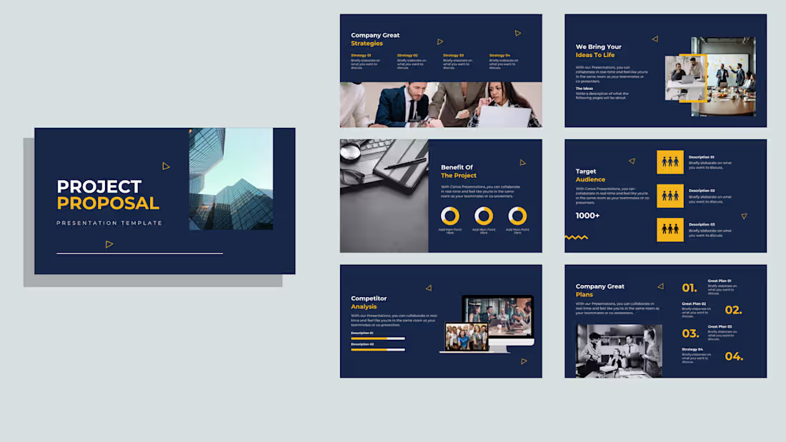 Cover image for Presentation Project Proposals: Developed integrated