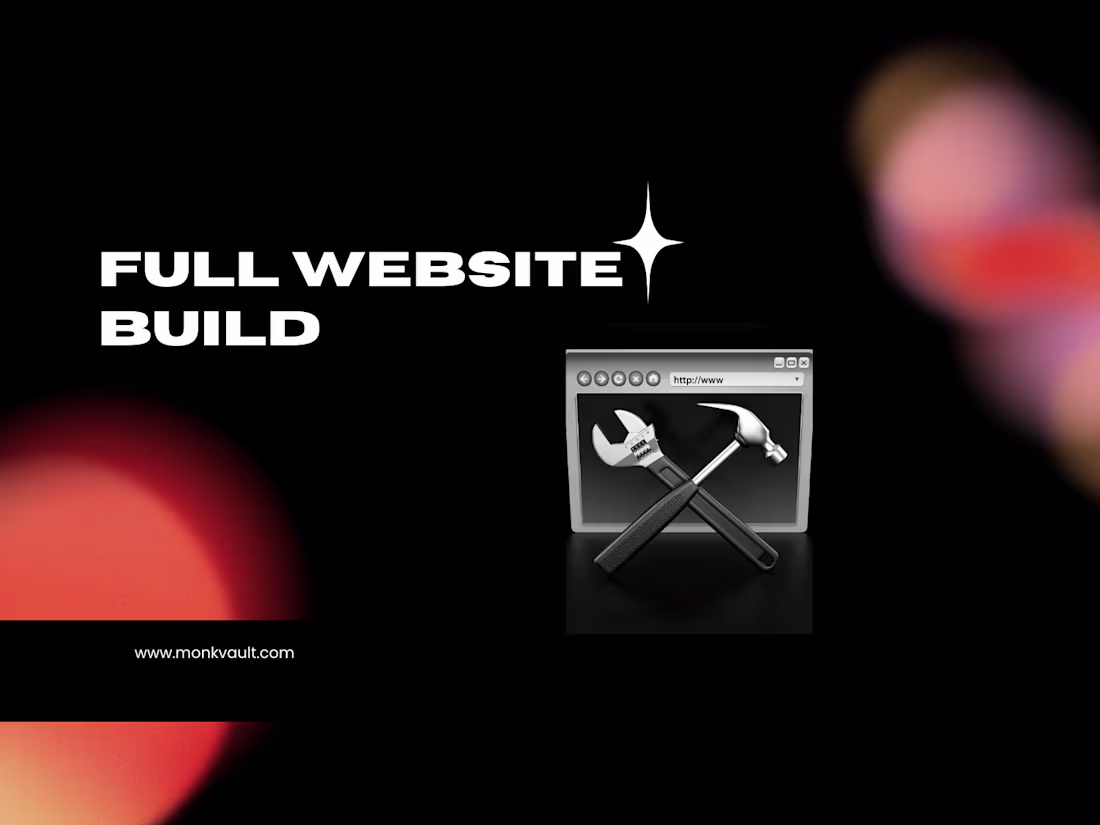 Cover image for Full Website Builld (Design & Development)