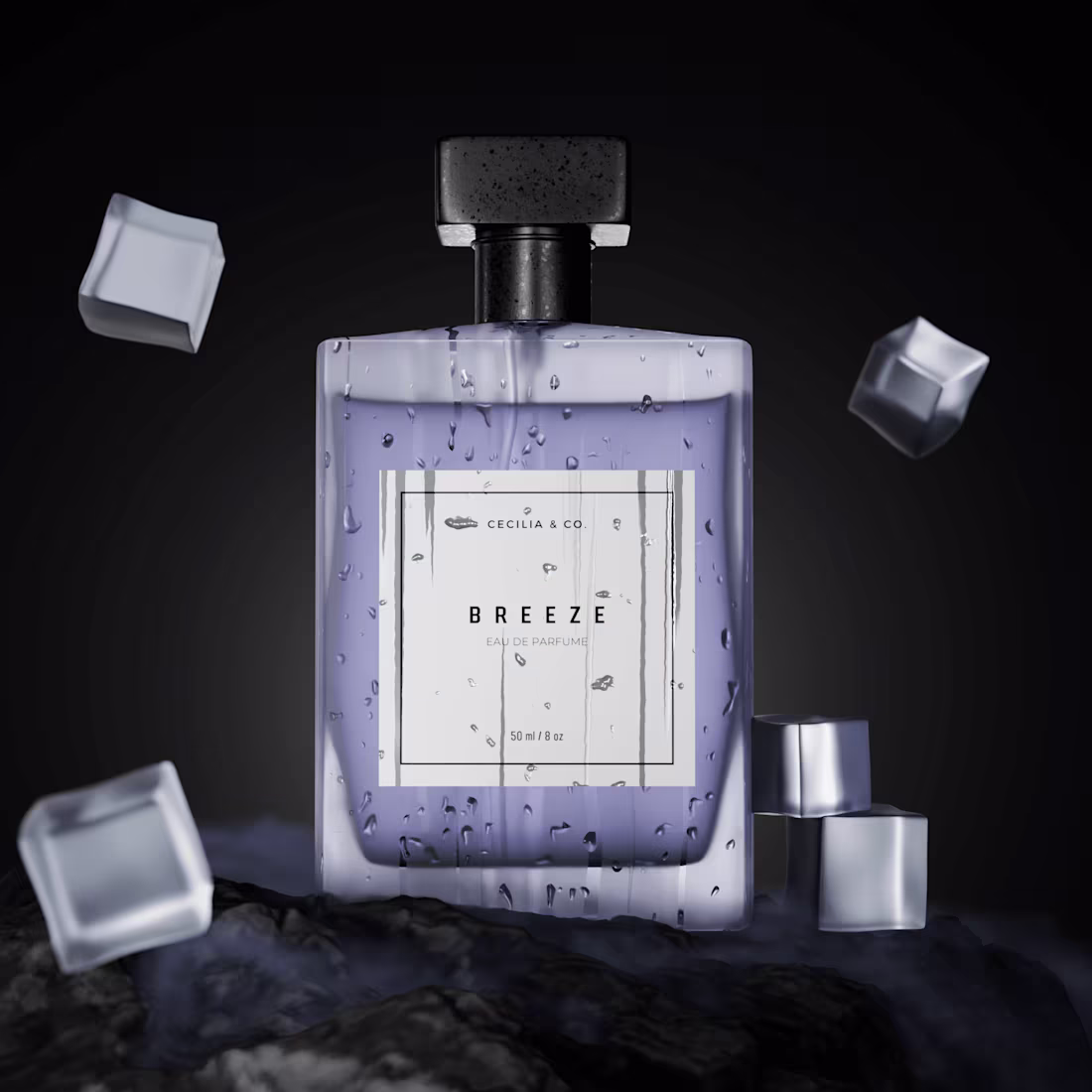 Cover image for 3D Perfume Bottle - Advertisement Project