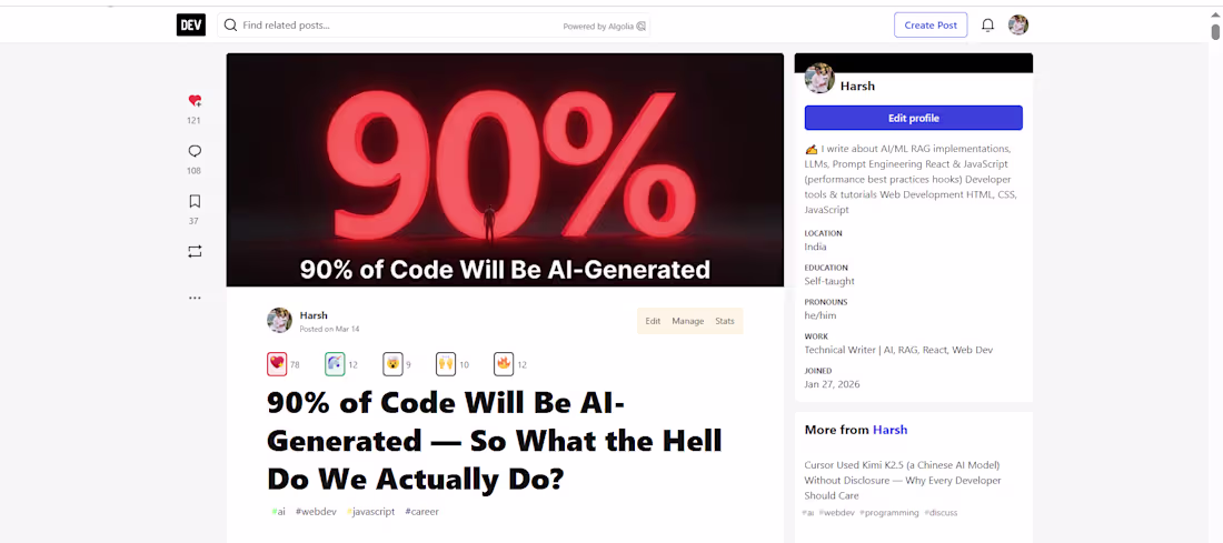 Cover image for A thought-provoking piece on the