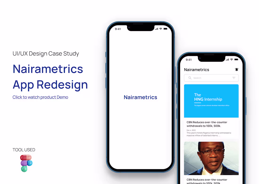 Cover image for Nairametrics App Redesign