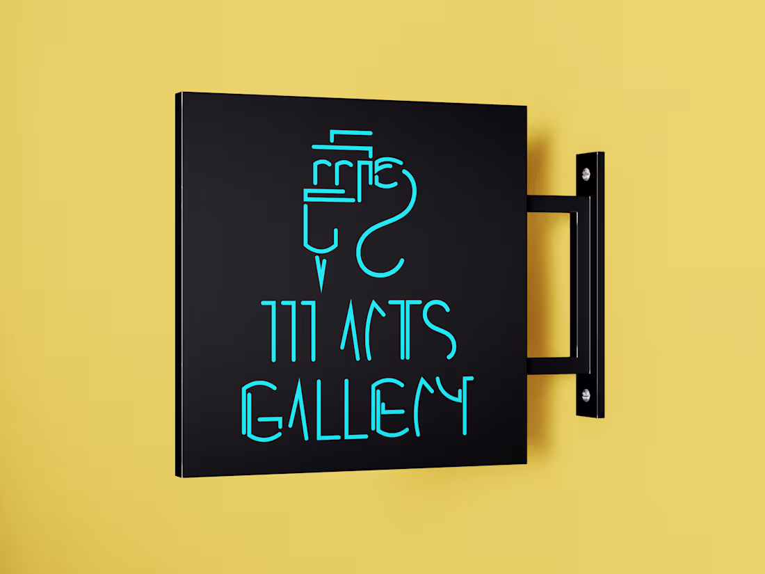 Cover image for 111 Arts Gallery Identity Design